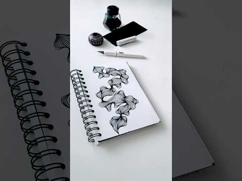 Let‘s draw Abstract Art with Ink #doodle #drawing #art #sketch #blackandwhite