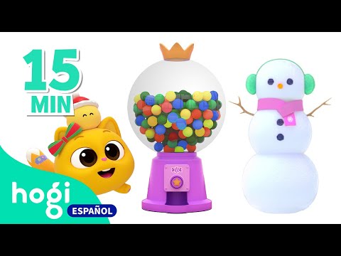 🎄Aprende Colores con Ninimo🐱, amigos de Pinkfong y Hogi💚 Máquina Expendedora de Dulces | Hogi