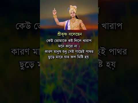 শ্রীকৃষ্ণ অমৃত বাণী❤❤ হিন্দু হলে অবশ্যই শুনুন #reels #motivation #sadstatus #srikrishnavani #shorts