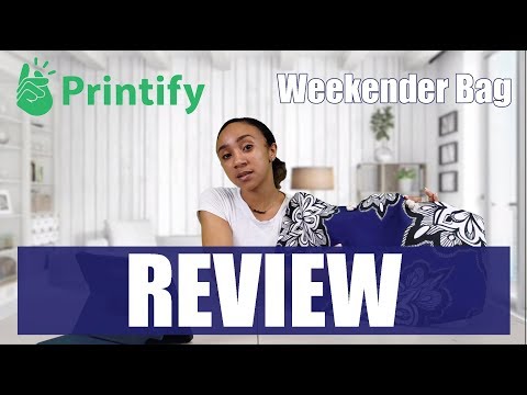 Printify Review | Weekender Bag