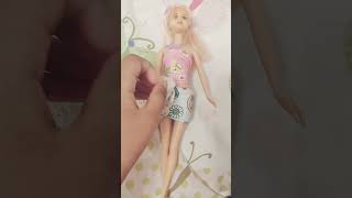 Old doll makeover - #shorts #makeover #barbie