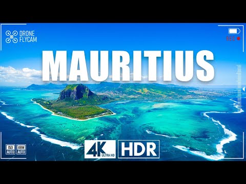 Mauritius 4K • Paradise Island Scenery with Relaxing Music | Tropical Nature Film in Ultra HD