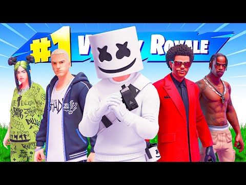 Winning With EVERY Music Fortnite Icon Skin!