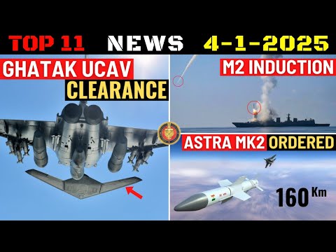 Indian Defence Updates : Ghatak Clearance,Astra MK2 Ordered,M2 Missile Induction,Zorawar New Engine