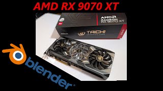 NEW AMD Rx 9070 XT Render and Viewport Tests in Blender