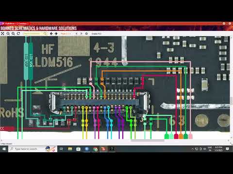 "Redmi Note 8 Display Light & Graphics Issue Fix | Schematic Diagram & Borneo Tool Solution"