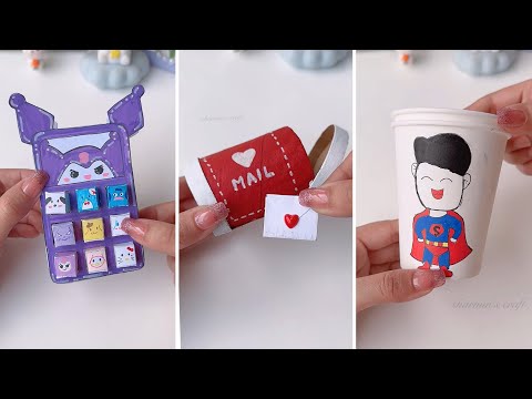 Paper craft/ Easy craft ideas/ miniature craft/ how to make/ DIY/ school project/ Sharmin’s craft