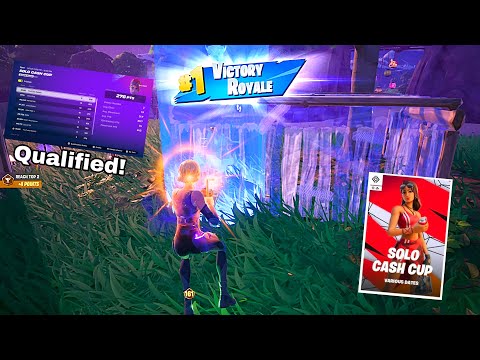 How I Qualified To The FIRST Solo Cash Cup Finals On Console 🏆 + *BEST* Settings For Console Players