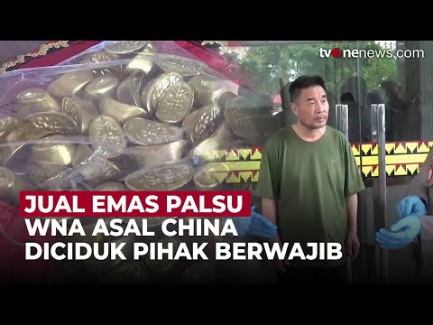 Jual Emas Palsu! WNA Asal China Diamankan | OneNews Update