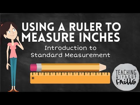 Introduction to Standard Measurement for Kids: Measuring Length in Inches with a Ruler