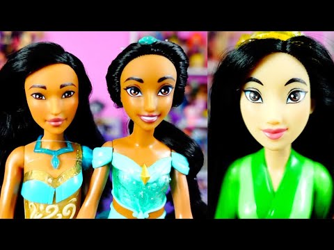 Disney Princess 2023 Mulan, Jasmine, Pocahontas Dolls by Mattel