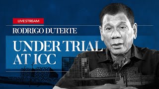 LIVE: Rodrigo Duterte attends ICC pre-trial hearing