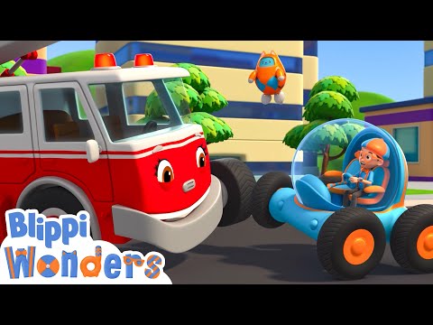 İtfaiye Aracı 🚒 Blippi Türkçe - Çocuklar için Eğitici Videolar