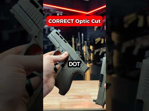 BEST Optic Cut for a Pistol #shorts