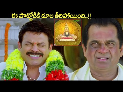 పొట్టోడికి దూల తీరిపోయింది  Brahmanandam Hillarious Comedy Scenes    Victory Venkatesh Comedy Scenes