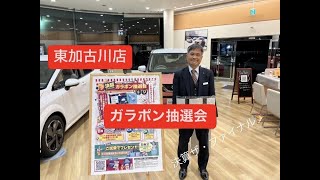 【NO.２２】兵庫日産　東加古川店「決算ガラポン抽選会」開催！