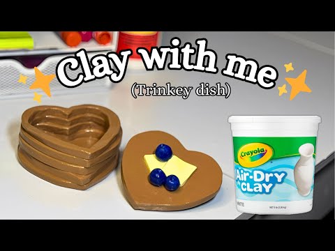 DIY Air Dry CLAY trinket dish - I can make that at home Ep.1