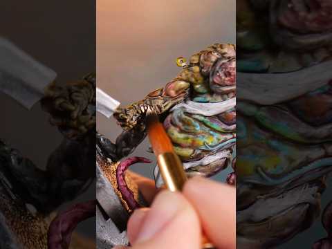 Painting Easy Nurgle flesh tones #warhammer #springonshorts