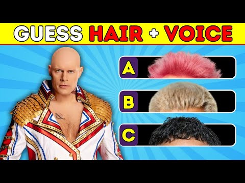 Guess HAIR + VOICE of WWE Wrestlers ✅ Jey Uso, Cody Rhodes, Roman Reigns, The Rock