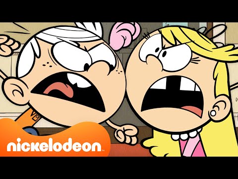 Lincoln Fighting EVERYONE in the Loud House for 60 Minutes Straight 💥 | @Nicktoons