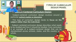 Curriculum Design Models Discussion