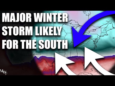 Major Winter Storm Is Likely For The South This Week! Ice Storm Possible..