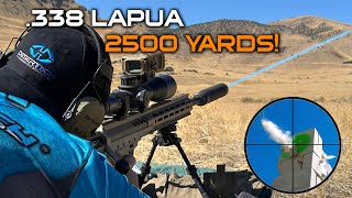 .338 Lapua 2500 yard Accuracy with Sniper Rifle!