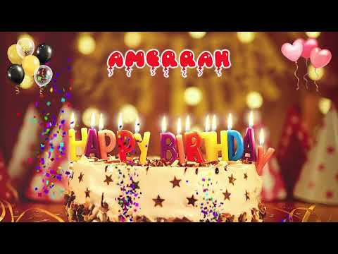 AMERRAH Happy Birthday Song – Happy Birthday to You