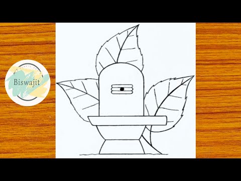 How to draw shivling step by step |Pencil Sketch |lord Shiva |Easy Drawing | step by step