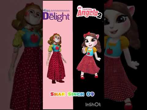 Different cosplay by my Angela #mytalkingangela2 #cosplay #shortvideo #youtubeshorts