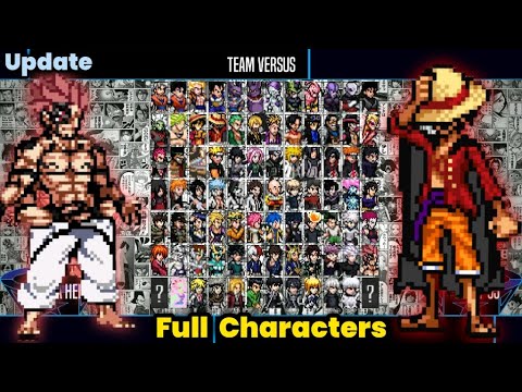 Update!! Jump Ultimate Battle Infinite Mugen V2 Best Characters Game 2024