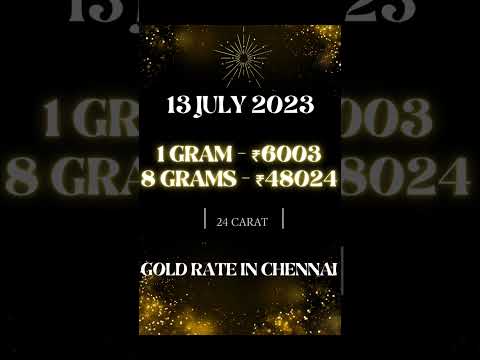 Today Gold Rate In Chennai - 13 July 2023 | GRT, Kalyan, Lalitha, Joyallukas