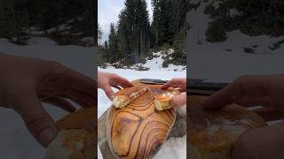 Kış Kampında Sucuklu Tost ❄️ | sausage toast in winter camping