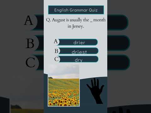 English Grammar Test.  #englishquizchannel #grammarexercise