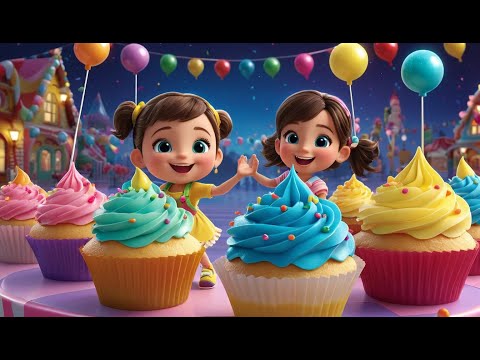 The Cupcake Parade Goes Marching On Rhyme Song | Popular Nursery Rhyme | Educational Kids Songs