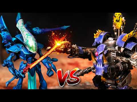 Orks vs Eldar: Warhammer 40k 500pt battle report (beginner friendly)