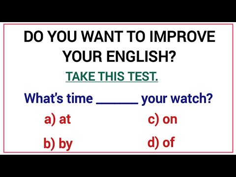 DO YOU WANT TO IMPROVE YOUR ENGLISH? TAKE THIS TEST ✍️. ENGLISH GRAMMAR TEST.