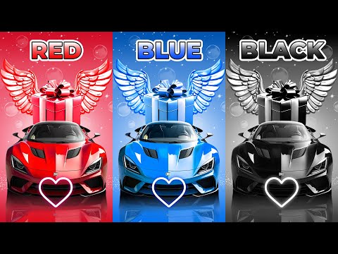 Choose Your Gift...! 🎁 Red, Blue or Black ❤️💙🖤 How Lucky Are You? QuizZone