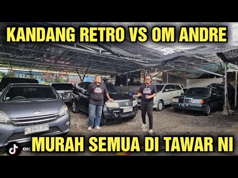 MURAH NI HARGA MOBIL BEKAS DI SHOWROOM KANDANG MOBIL RETRO DI TAWAR OM ANDRE