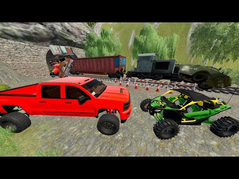 Train Crashes and Finds Secret Tunnel | Farming Simulator 22