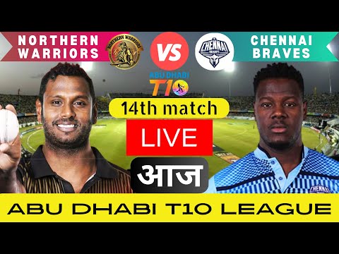 Northern Warriors vs The Chennai Braves live I Abu Dhabi T10 League 2023 I NW vs CB | T10 LIVE