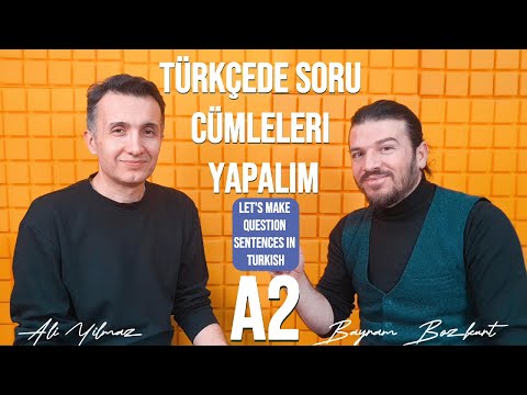 A2 Turkish Conversation |  Türkçe Sohbet | Let's Make Question Sentences in Turkish