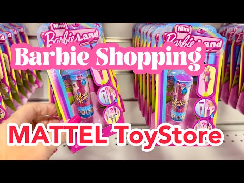 NEW! Mini Barbie Land SHOPPING at Mattel ToyStore | April 2024