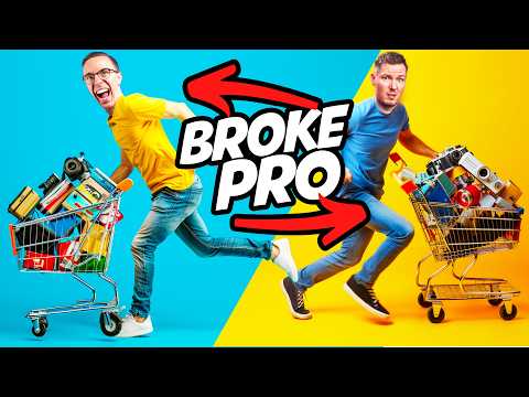 $100 vs $3000 YouTube Setup - BROKE vs PRO