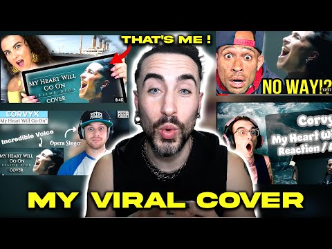 Watching Youtubers React To My Cover Of My Heart Will Go On! (Reaction Video)