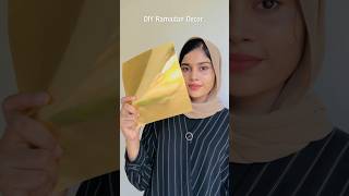 DIY Ramadan Decor | Ramadan craft ideas | paper craft #shorts #diy #craftideas #ramadan #papercraft