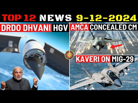 Indian Defence Updates : DRDO Dhvani Hypersonic,AMCA Concealed Countermeasure,80Kn Kaveri on Mig-29