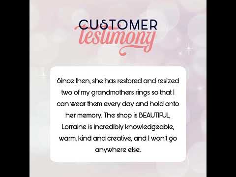 testimonials from customers at brillante jeweler #jewelrygift #jewelrygiftideas #christmasgifts