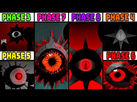 New Phase 3 VS Phase 4 VS Phase 5 VS Phase 6 VS Phase 7 VS Phase 8 in Incredibox Sprunki ! #sprunki