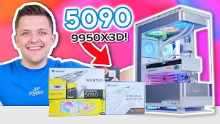 Ryzen 9950X3D & RTX 5090 Gaming PC Build! 👑 [AMD’s New MONSTER CPU is Here!]